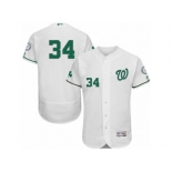 Men's Majestic Washington Nationals #34 Bryce Harper White Celtic Flexbase Authentic Collection MLB Jersey