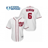 Men's Majestic Washington Nationals #6 Anthony Rendon Authentic White Home Cool Base MLB Jersey