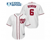 Men's Majestic Washington Nationals #6 Anthony Rendon Authentic White Home Cool Base MLB Jersey