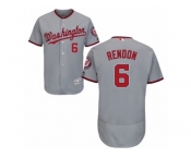 Men's Majestic Washington Nationals #6 Anthony Rendon Grey Flexbase Authentic Collection MLB Jersey