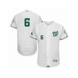 Men's Majestic Washington Nationals #6 Anthony Rendon White Celtic Flexbase Authentic Collection MLB Jersey