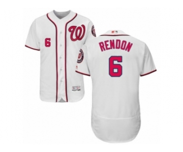 Men's Majestic Washington Nationals #6 Anthony Rendon White Flexbase Authentic Collection MLB Jersey