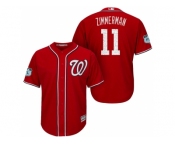 Men's Washington Nationals #11 Ryan Zimmerman 2017 Spring Training Cool Base Stitched MLB Jersey