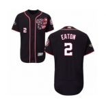 Men's Washington Nationals #2 Adam Eaton Navy Blue Alternate Flex Base Authentic Collection 2019 World Series Bound Baseball Jersey