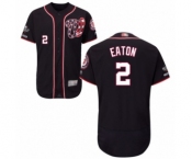 Men's Washington Nationals #2 Adam Eaton Navy Blue Alternate Flex Base Authentic Collection 2019 World Series Champions Baseball Jersey