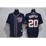 Men's Washington Nationals #20 Daniel Murphy Majestic Blue Cool Base Player Jersey