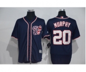 Men's Washington Nationals #20 Daniel Murphy Majestic Blue Cool Base Player Jersey