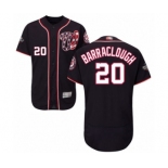 Men's Washington Nationals #20 Kyle Barraclough Navy Blue Alternate Flex Base Authentic Collection 2019 World Series Bound Baseball Jersey