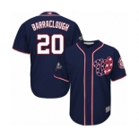 Men's Washington Nationals #20 Kyle Barraclough Replica Navy Blue Alternate 2 Cool Base 2019 World Series Bound Baseball Jersey