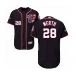 Men's Washington Nationals #28 Jayson Werth Navy Blue Alternate Flex Base Authentic Collection 2019 World Series Bound Baseball Jersey