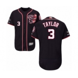 Men's Washington Nationals #3 Michael Taylor Navy Blue Alternate Flex Base Authentic Collection 2019 World Series Champions Baseball Jersey