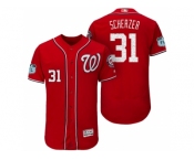 Men's Washington Nationals #31 Max Scherzer 2017 Spring Training Flex Base Authentic Collection Stitched Baseball Jersey