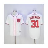 Men's Washington Nationals #31 Max Scherzer Majestic White Cool Base Player Jersey