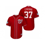 Men's Washington Nationals #37 Stephen Strasburg 2017 Spring Training Cool Base Stitched MLB Jersey