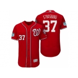 Men's Washington Nationals #37 Stephen Strasburg 2017 Spring Training Flex Base Authentic Collection Stitched Baseball Jersey