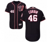 Men's Washington Nationals #46 Patrick Corbin Navy Blue Alternate Flex Base Authentic Collection 2019 World Series Bound Baseball Jersey