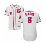 Men's Washington Nationals #6 Anthony Rendon White Home Flex Base Authentic Collection 2019 World Series Bound Baseball Jersey