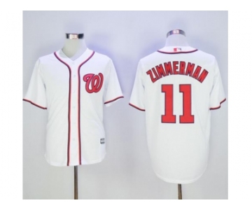 Washington Nationals #11 Ryan Zimmerman White New Cool Base Stitched MLB Jersey