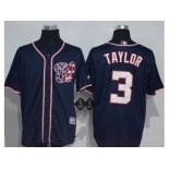 Washington Nationals #3 Michael Taylor Navy Blue New Cool Base Stitched MLB Jersey