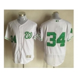 Washington Nationals #34 Bryce Harper White Celtic Flexbase Authentic Collection Stitched Baseball Jersey