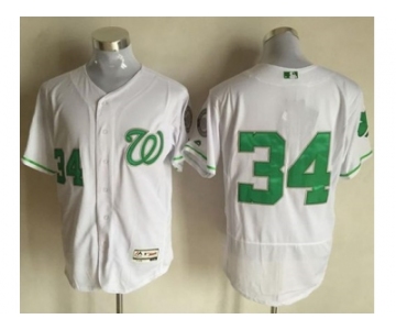 Washington Nationals #34 Bryce Harper White Celtic Flexbase Authentic Collection Stitched Baseball Jersey