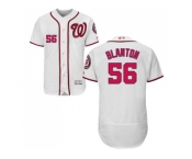 Washington Nationals #56 Joe Blanton White Flexbase Authentic Collection Stitched MLB Jersey