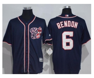 Washington Nationals #6 Anthony Rendon Navy Blue New Cool Base Stitched MLB Jersey