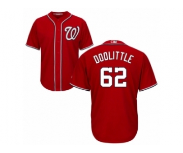 Washington Nationals #62 Sean Doolittle Replica Red Alternate 1 Cool Base MLB Jersey