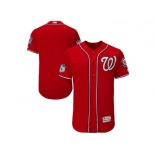 Washington Nationals Blank Red 2017 Spring Training Flexbase Authentic Collection Stitched Baseball Jersey