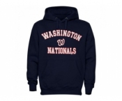 Washington Nationals Fastball Fleece Pullover Navy Blue MLB Hoodie