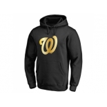 Washington Nationals Gold Collection Pullover Hoodie Black