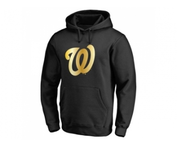 Washington Nationals Gold Collection Pullover Hoodie Black