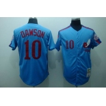 mlb expos #10  dawson  blue