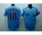 mlb expos #10  dawson  blue