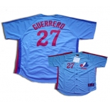 mlb montreal expos #27 guerrero m&n blue