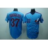 mlb montreal expos #37  rodgers m&n blue