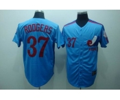 mlb montreal expos #37  rodgers m&n blue