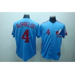 mlb montreal expos #4 deshields m&n blue