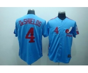 mlb montreal expos #4 deshields m&n blue