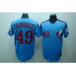 mlb montreal expos #49  cromartie m&n blue