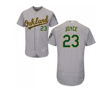 Men Oakland Athletics #23 Matt Joyce Grey Flexbase Authentic Collection Stitched MLB Jersey