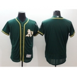 Men Oakland Athletics Blank Majestic Green Flexbase Authentic Collection Team Jersey