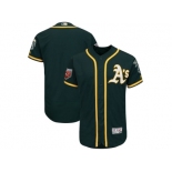 Men Oakland Athletics Customized Majestic Green 2018 Spring Training Flex Base Team Jersey