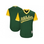 Men's 2017 Little League World Series Oakland Athletics Green Jersey