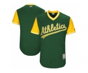 Men's 2017 Little League World Series Oakland Athletics Green Jersey