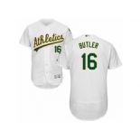 Men's Majestic Oakland Athletics #16 Billy Butler White Flexbase Authentic Collection MLB Jersey