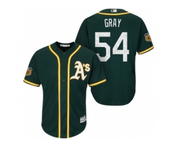 Men's Oakland Athletics #54 Sonny Gray 2017 Spring Training Cool Base Stitched MLB Jersey