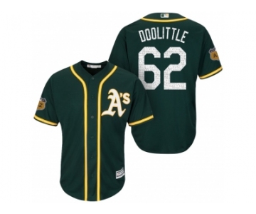 Men's Oakland Athletics #62 Sean Doolittle 2017 Spring Training Cool Base Stitched MLB Jersey