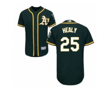 Oakland Athletics #25 Ryon Healy Green Flexbase Authentic Collection MLB Jersey