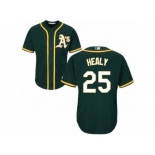 Oakland Athletics #25 Ryon Healy Replica Green Alternate 1 Cool Base MLB Jersey